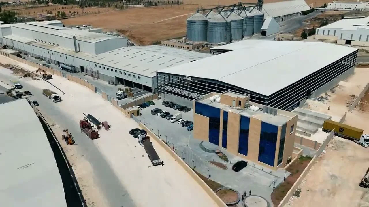 Sanabel manufacturing complex in Al-Qastal