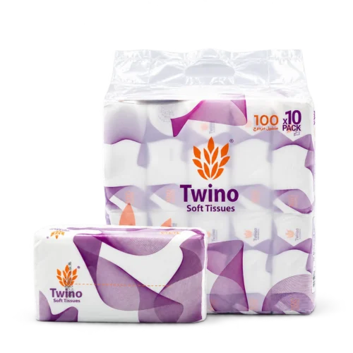 Twino Facial Tissues 100 Sheets 2-Ply 10 Packs Twino Facial Tissues 100 Sheets 2-Ply 10 Packs